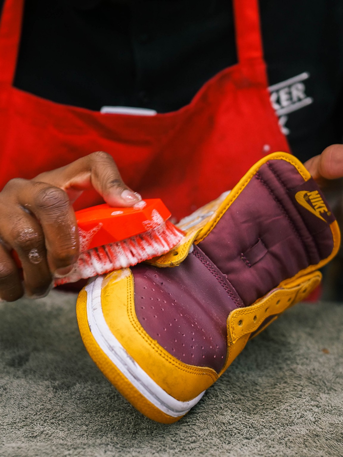 Professional shoe cleaning