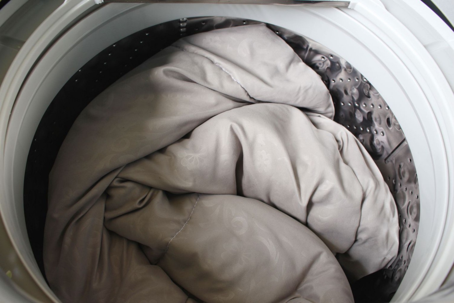 Laundry in washing machine